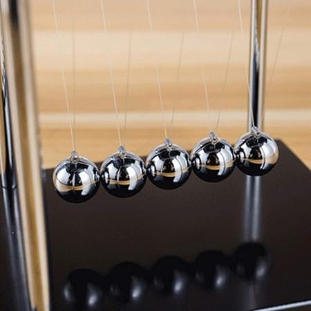 Sold Newton Cradle Metal Pendulum Ball Science Kinetic Balance Balls Desktop