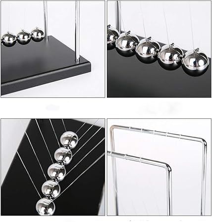 Sold Newton Cradle Metal Pendulum Ball Science Kinetic Balance Balls Desktop