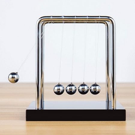Sold Newton Cradle Metal Pendulum Ball Science Kinetic Balance Balls Desktop