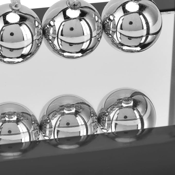 Gravity-Balanced Steel Pendulum Elegant Newton Cradle for Desk & Decor