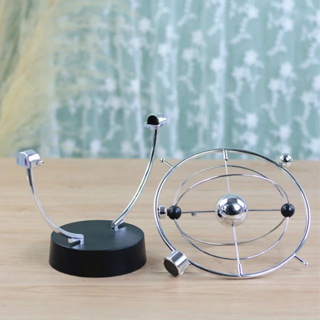 Rotary Balance Celestial Globe Magnetic Swing Kinetic Perpetual Motion Model Desk Decoration