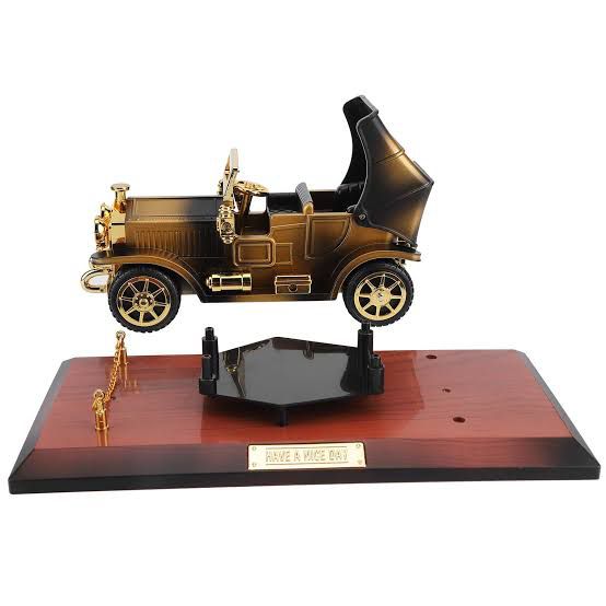 Wedding Gifts Table Decoration Metal Mobile Classic Car Shape Model Music Box with Music