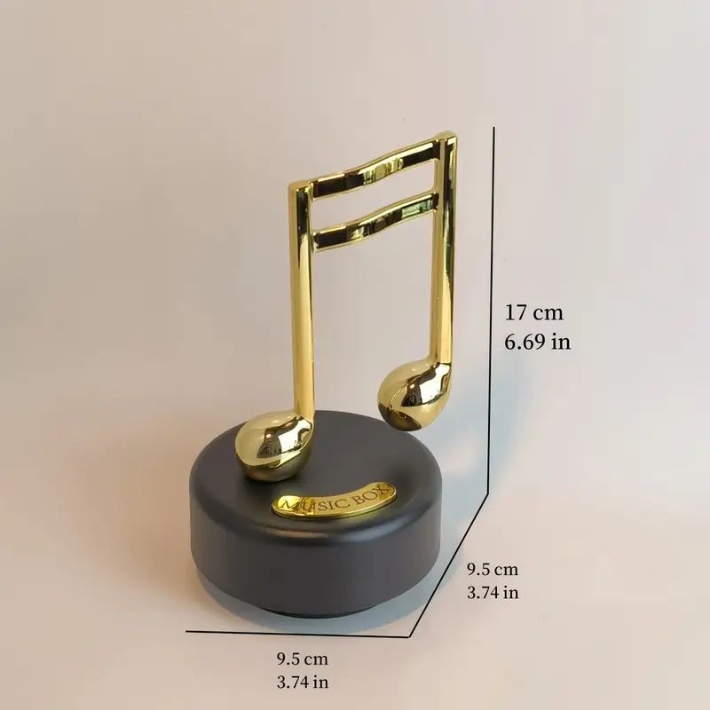 Music Note Ornament, Small Resin Music Note Figurine, Exquisite Elegant Beautiful for Children