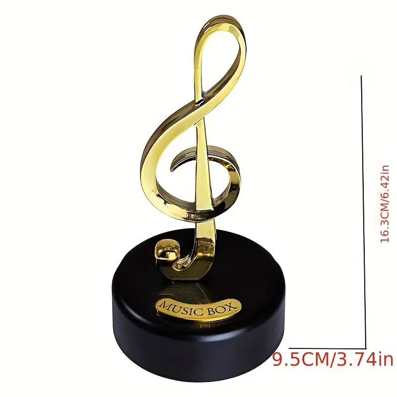 Music Note Ornament, Small Resin Music Note Figurine, Exquisite Elegant Beautiful for Children