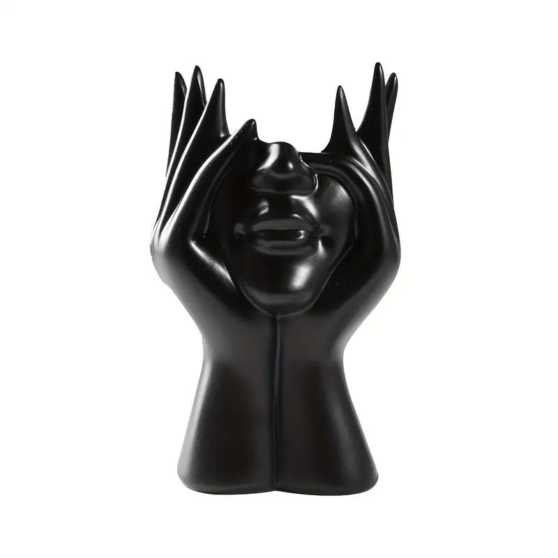 Small Modern Ceramic Gold Flower Vase Set for Centerpiece