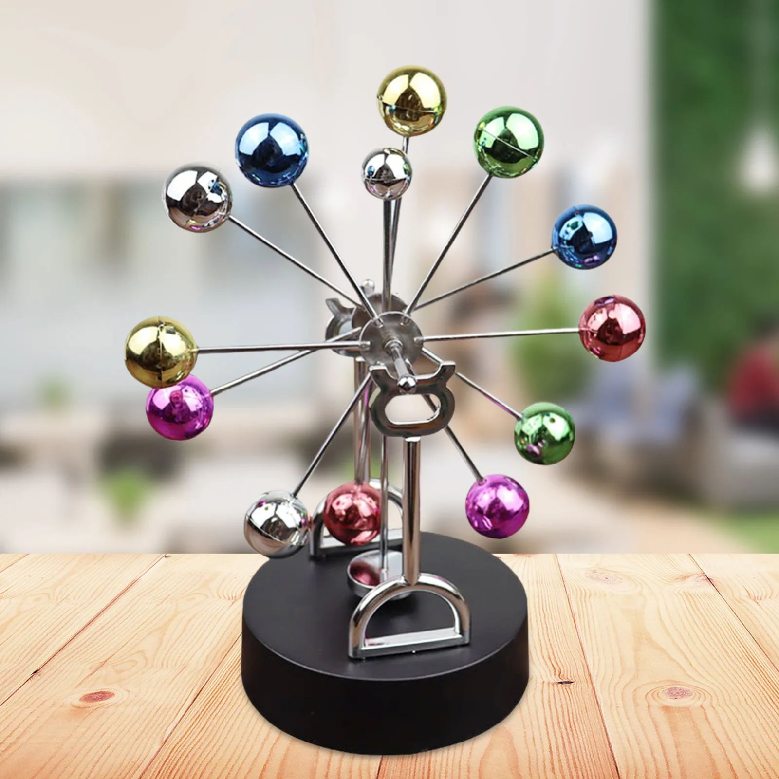 Magnetic Ferris Wheel | Rotating Kinetic Sculpture for Desk & Décor
