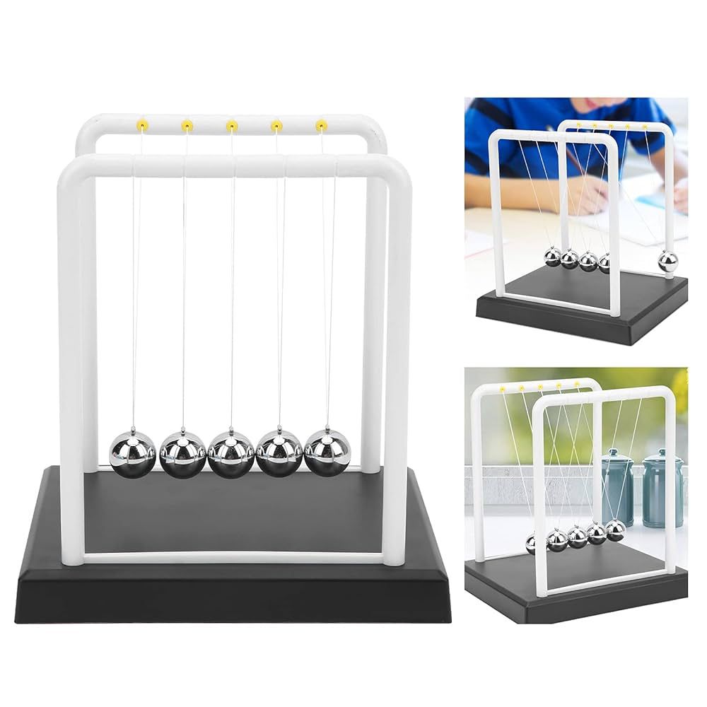 Sold Newton Cradle Metal Pendulum Ball Science Kinetic Balance Balls Desktop