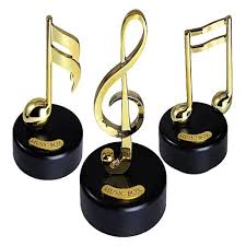 Music Note Ornament, Small Resin Music Note Figurine, Exquisite Elegant Beautiful for Children