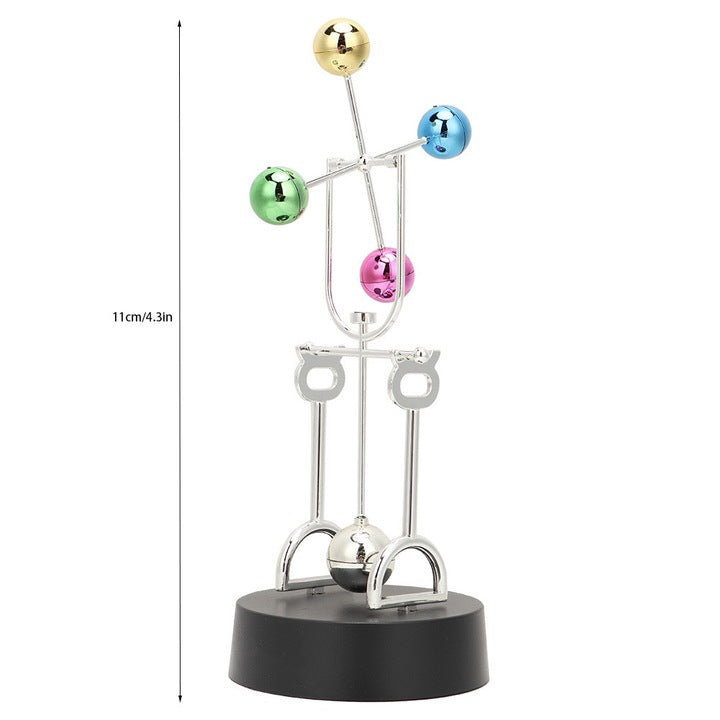 Perpetual Marble Machine Rotating Rocker Ferris Wheel Desk Sculpture